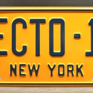 ECTO-1 License Plate Replica (Ghostbusters) – Official Version (MINT)