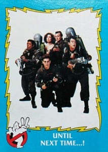 Topps Ghostbusters II – Card #88 “Until Next Time…!” (1989)