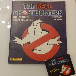 Panini – The Real Ghostbusters Sticker Album (German edition, circa 1984/1986) + sticker pack