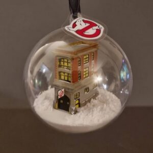 Ghostbusters Firehouse Christmas Bauble – Handmade