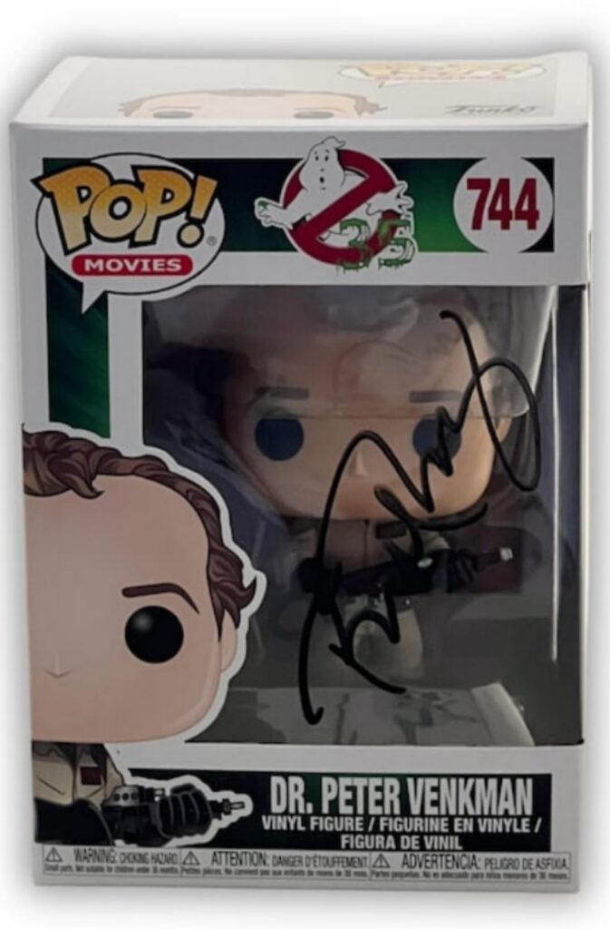 Funko Pop! Movies – Ghostbusters Dr. Peter Venkman #744 firmato da Bill Murray con COA