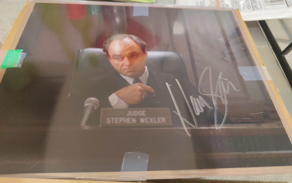 Harris Yulin – Foto autografata come Judge Stephen Wexler (Ghostbusters II, 1989)