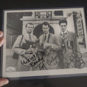 Ghostbusters 8x10 Photo autografata da Dan Aykroyd con dedica “We’re Ready To Believe You!” – JSA COA