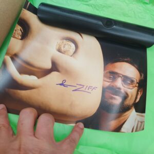 Stuart Ziff – Signed Photo (with Stay Puft puppet)