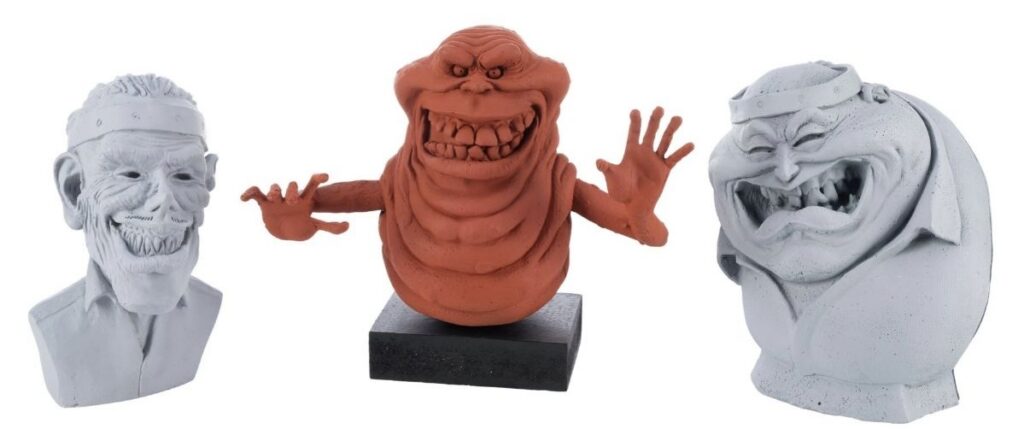 Slimer and Pair of Scoleri Brothers Maquettes – Original ILM Production Maquettes da Ghostbusters II (1989)